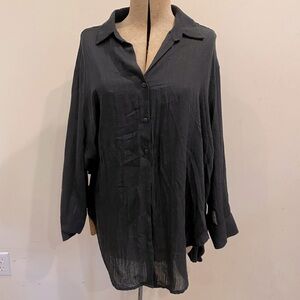 Solai buttonup shirt/ beach coverup